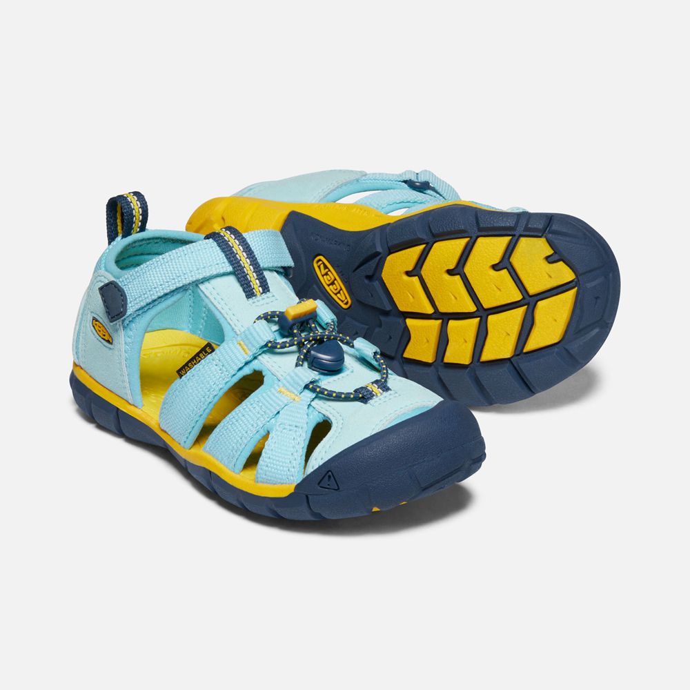 Keen Sandaal Kinderen Blauw/Geel - Seacamp Ii Cnx - 12649-JCBN